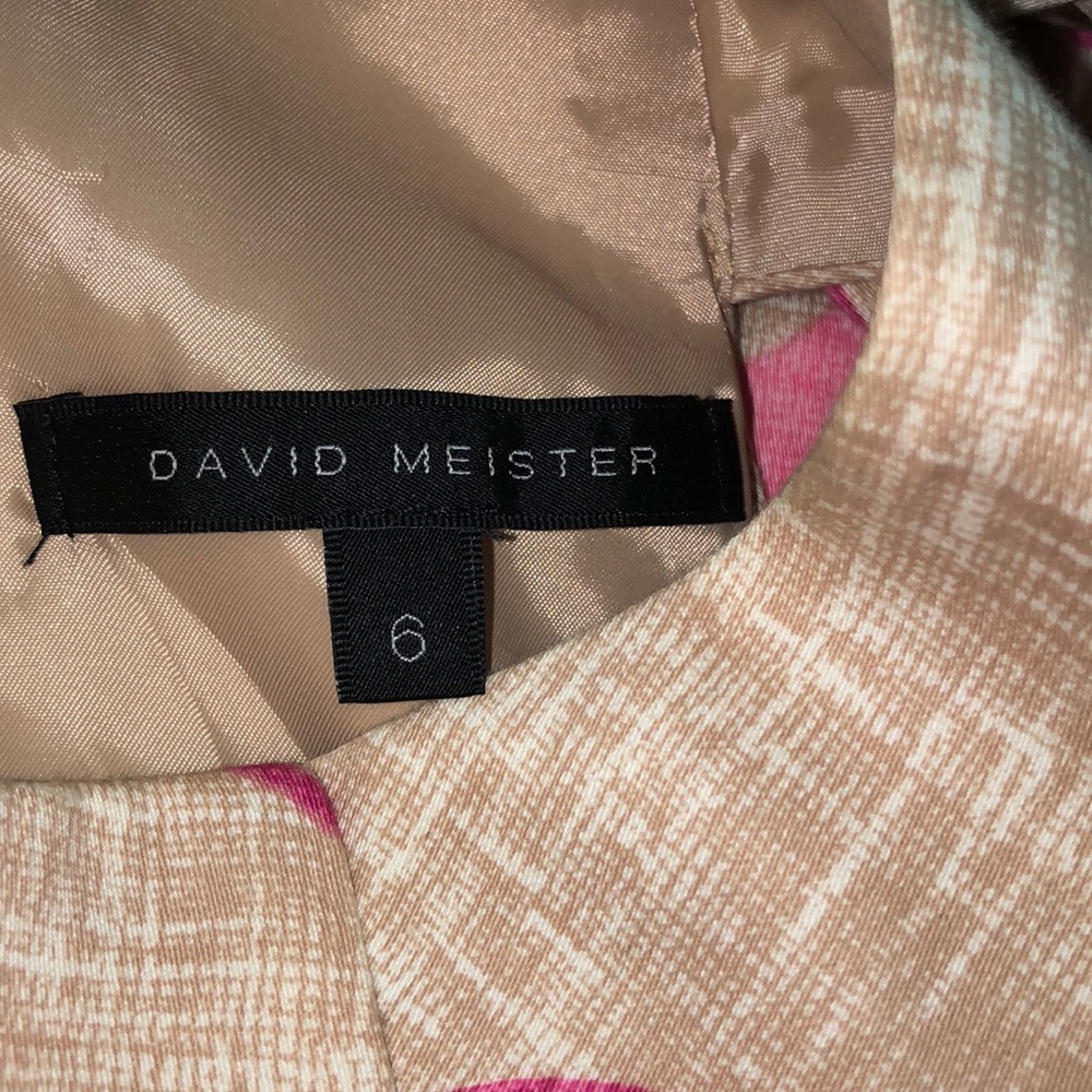 🌺DAVID MEISTER🌺FLORAL SHEATH HALTER DRESS🌺 - Picture 8 of 8